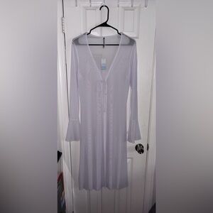 Refuge White Swim Coverup